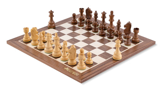 Schachspiel Authentique <br>aus Nussholz