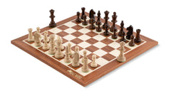 Schachspiel Hoheit aus <br>Mahagoni und Buche