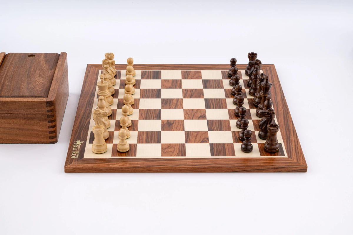Club-Schachspiel <br>aus Palisanderholz