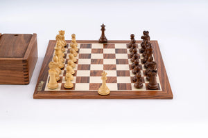 Schachspiel Einklang <br>aus Palisanderholz