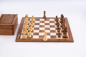 Schachspiel Gloire <br>aus Palisanderholz