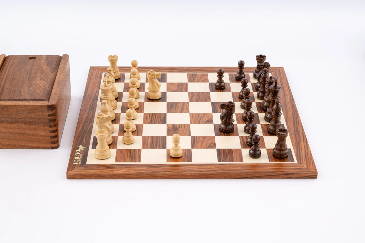 Club-Schachspiel <br>aus Palisanderholz