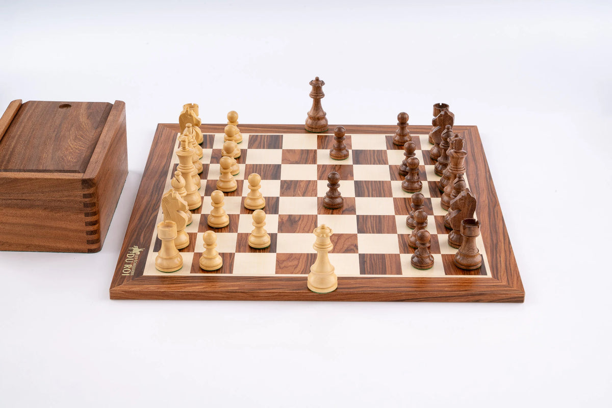 Schachspiel Gloire <br>aus Palisanderholz