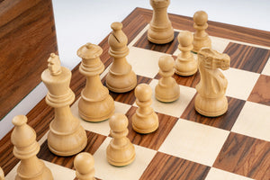 Club-Schachspiel <br>aus Palisanderholz