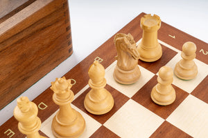 Schachset Versailles <br>gefertigt aus Mahagoniholz