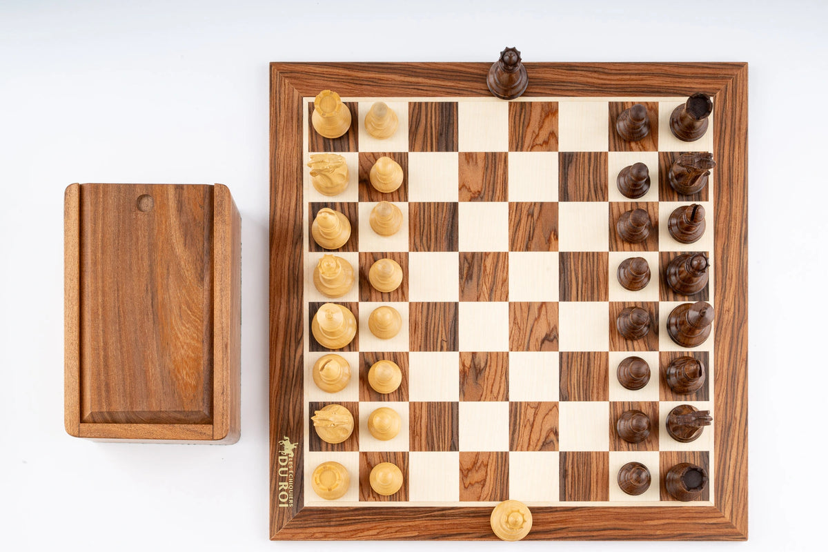 Schachspiel Einklang <br>aus Palisanderholz