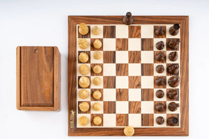 Schachspiel Einklang <br>aus Palisanderholz