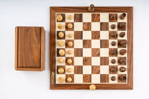 Schachspiel Gloire <br>aus Palisanderholz