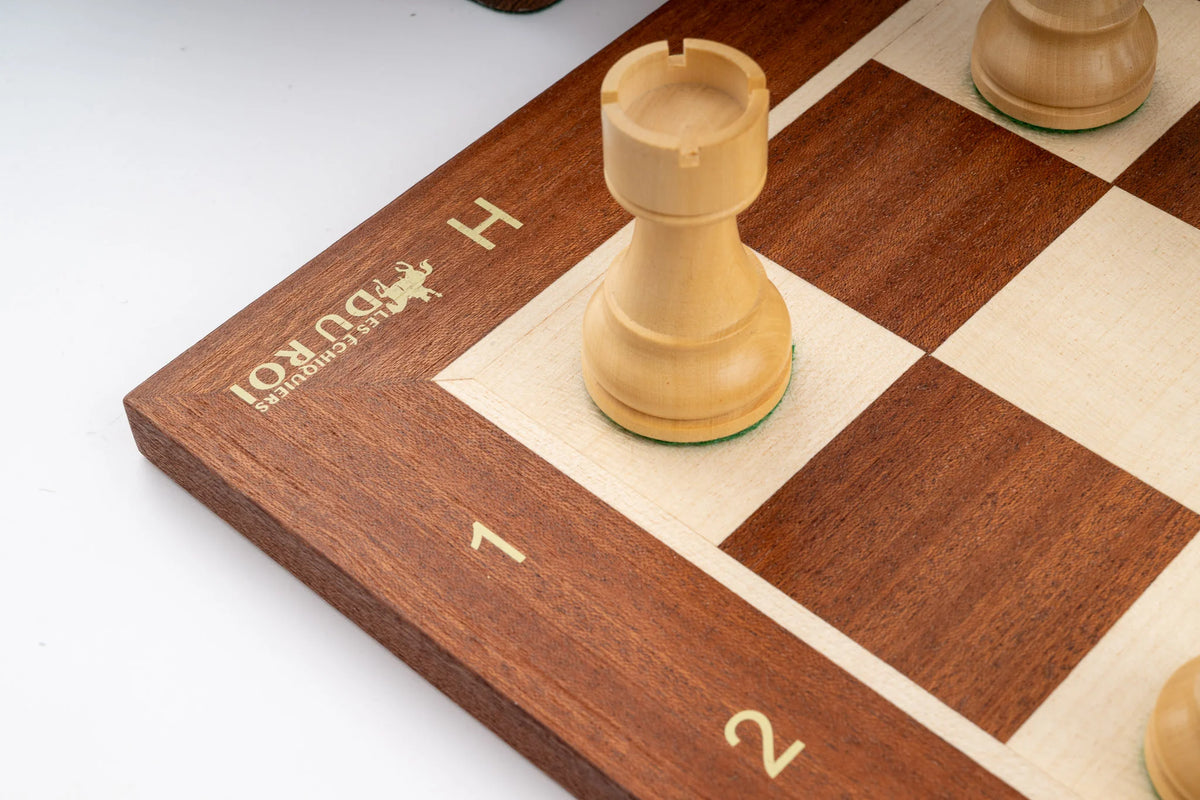 Schachspiel Grandeur <br>aus Mahagoniholz