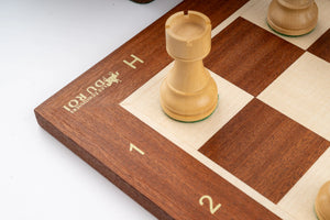 Schachspiel Grandeur <br>aus Mahagoniholz