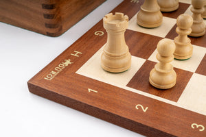 Wikinger Schachspiel <br>aus Mahagoni-Holz