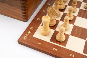 Schachset Versailles <br>gefertigt aus Mahagoniholz