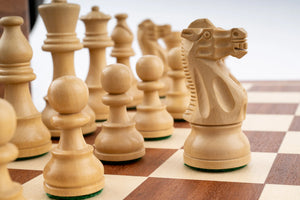 Wikinger Schachspiel <br>aus Mahagoni-Holz