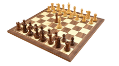 Amerikanisches Schachspiel <br>aus Ahorn und Walnuss