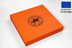 Vintage Schachspiel Buchstabiert <br>und nummeriert aus Mahagoniholz