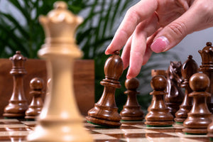 Schachspiel Équilibre <br>aus Palisander und Sheesham