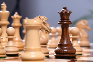 Schachspiel Équilibre <br>aus Palisander und Sheesham