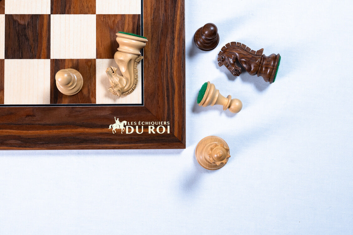 Schachspiel Équilibre <br>aus Palisander und Sheesham