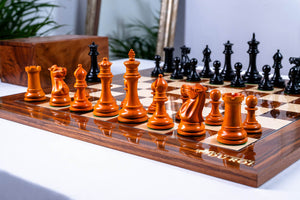 Schachspiel Antique <br>aus Palisander und Buchsbaum