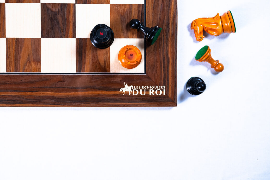 Schachspiel Antique <br>aus Palisander und Buchsbaum