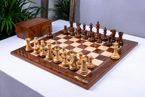 Schachspiel Osmose <br>aus Palisander und Sheesham