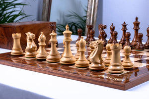 Schachspiel Osmose <br>aus Palisander und Sheesham