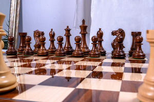 Schachspiel Osmose <br>aus Palisander und Sheesham