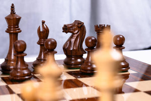 Schachspiel Osmose <br>aus Palisander und Sheesham