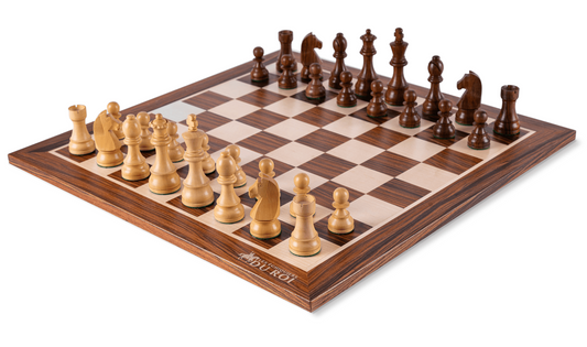 Schachspiel Majestät <br>48x48cm aus Palisander