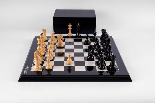 Schachspiel Origine <br>aus Mammutelfenbein