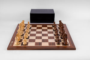 Schachspiel Majestät <br>48x48cm aus Palisander