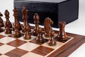 Schachspiel Majestät <br>48x48cm aus Palisander