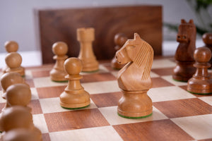 Schachspiel Grandeur <br>aus Mahagoniholz