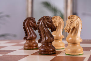 Schachset Versailles <br>gefertigt aus Mahagoniholz