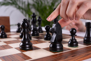 Schachspiel Hoffnung <br>aus Palisanderholz