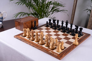 Schachspiel Nuance <br>aus Palisanderholz