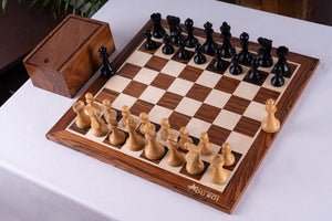 Schachspiel Nuance <br>aus Palisanderholz