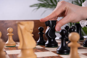 Schachspiel Nuance <br>aus Palisanderholz