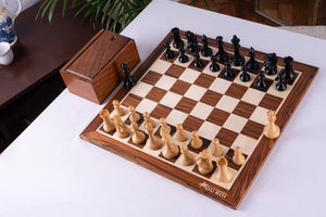 Schachspiel Excellence <br>aus Palisanderholz