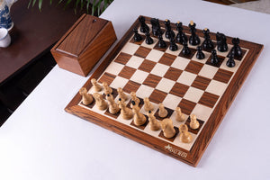 Schachspiel Harmonie <br>aus Palisanderholz