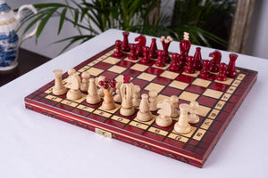 Kirsch Schachbrett <br>aus Kirschholz