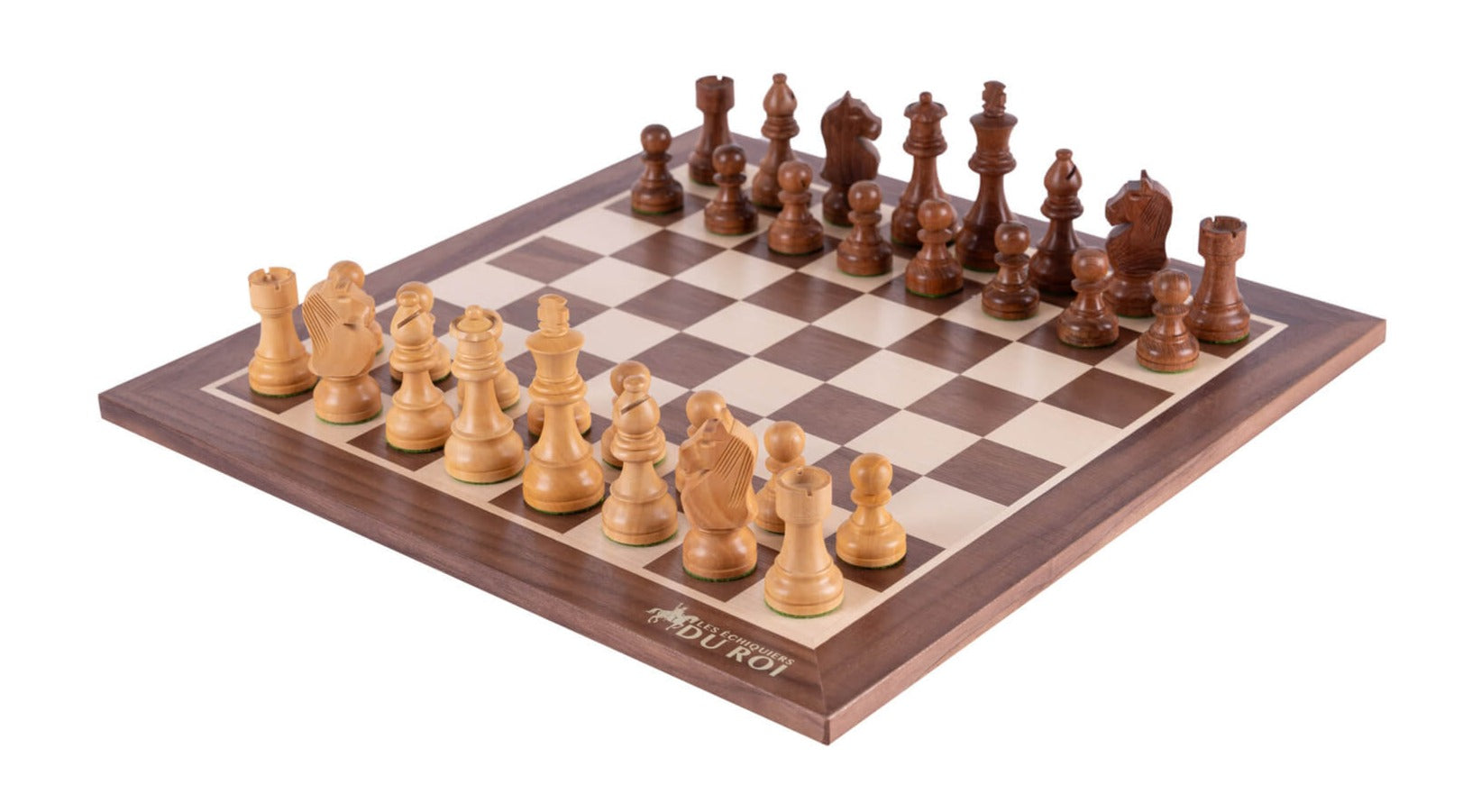 Schachspiel Authentique <br>aus Nussholz