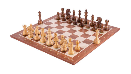 Schachset Versailles <br>gefertigt aus Mahagoniholz