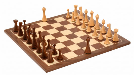 Schachspiel Minimalistisch <br>aus Holz