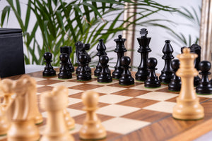 Schachspiel Souverän <br>aus Teakholz