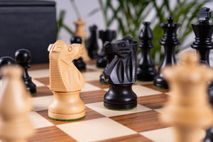 Schachspiel Souverän <br>aus Teakholz