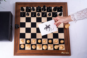 Schachspiel Epos <br>aus Ahornholz