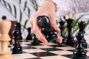 Schachspiel Herzogtum <br>aus Ahornholz