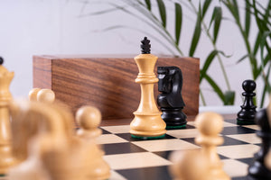 Schachspiel Herzogtum <br>aus Ahornholz