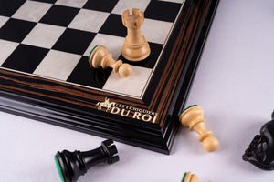 Schachspiel Trésor <br>aus Ebenholz und Buchsbaum